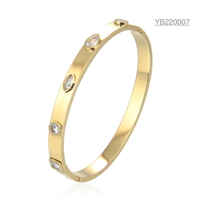 دستبند طلای الماس 12 گرمی CZ