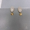 ست گردنبند و گوشواره طلای CE 14 عیار جواهرات چهار برگ شبدر استیل SS