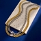 گردنبند طلا CZ شخصی شده از جنس استنلس استیل گردنبند زنجیره ای کوبایی میامی