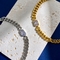 گردنبند طلا CZ شخصی شده از جنس استنلس استیل گردنبند زنجیره ای کوبایی میامی