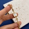 16 سانتی متر سالگرد صدف طلسم دستبند طلای ضد زنگ زنانه