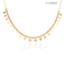 گردنبند آویز منگوله دار سالگرد جواهرات 18 عیار با روکش طلا