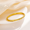 دستبند تنیس کلاسیک زیرکونیا النگو مکعبی با روکش طلا 14 عیار دستبند طلا زنانه