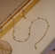 زنجیر توپی اپوکسی جواهرات با طلای 18 عیار برای بانوان