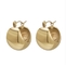 حلقه های ضخیم پست استیل PAVOI با روکش طلا 14 عیار | گوشواره طلایی ضخیم و سبک وزن برای زنان