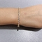 دستبند با نام تجاری لوکس 24 عیار بدلیجات استیل دستبند النگو موج دار