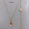 ست جواهرات با نام تجاری لوکس گردنبند آویز دستبند طرح خورشید استیل