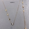 ست جواهرات استیل ضد زنگ گردنبند پروانه ای با نام تجاری لوکس