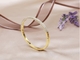النگوهای تزیین شده دستبند 2.3 اینچی طلایی مچ بند لوکس